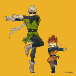 This is a pixiv picture whose title is ショウと遊び.