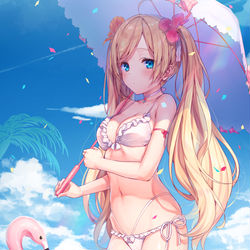 This is a pixiv picture whose title is 🏖🌺☀️✨.