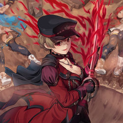This is a pixiv picture whose title is you shall die.