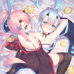 This is a pixiv picture whose title is 雷電.