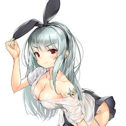 This is a pixiv picture whose title is bunny.