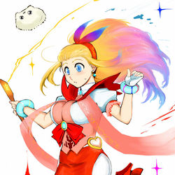 This is a pixiv picture whose title is 【PFLS】閃光少女ソレーナ【PF魔法少女】.