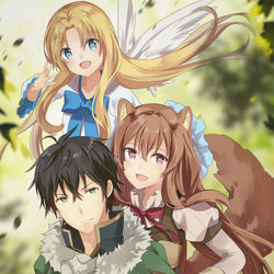 This is a pixiv picture whose title is 盾の勇者.