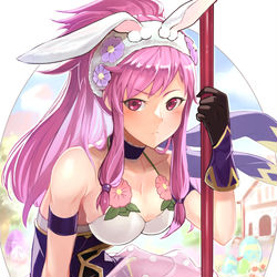 This is a pixiv picture whose title is 【FE】兎マリカ【ヒーローズ】.
