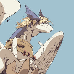 This is a pixiv picture whose title is 多分、風.