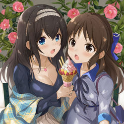 This is a pixiv picture whose title is 春のありすと文香.