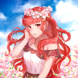 This is a pixiv picture whose title is セリカ.