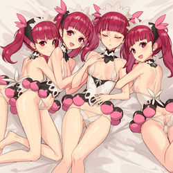 This is a pixiv picture whose title is りなちゃんズ.