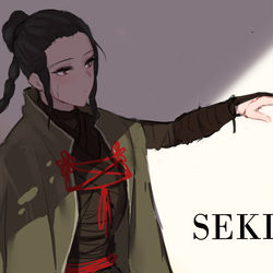This is a pixiv picture whose title is sekiro 幻影之蝶.