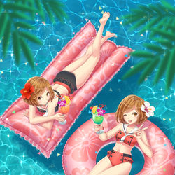 This is a pixiv picture whose title is ダブルメーの夏.