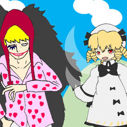 This is a pixiv picture whose title is 似ている二人.