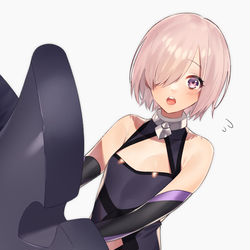 This is a pixiv picture whose title is 小さくなったマシュ.