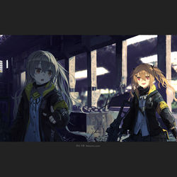 This is a pixiv picture whose title is 廃墟の探索任務.