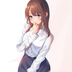 This is a pixiv picture whose title is スカートが短すぎた新任教師.