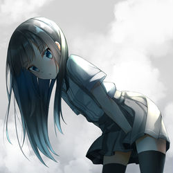 This is a pixiv picture whose title is 朝潮.