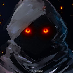 This is a pixiv picture whose title is ブラックホール.