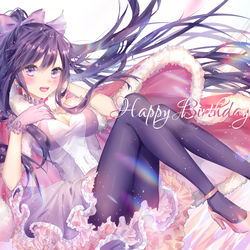 This is a pixiv picture whose title is 夜刀神十香.