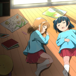 This is a pixiv picture whose title is 善丸落描詰.