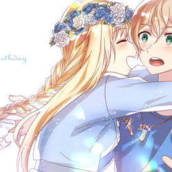 This is a pixiv picture whose title is 4/9&4/10.