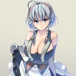 This is a pixiv picture whose title is ヘッドフォン少女.
