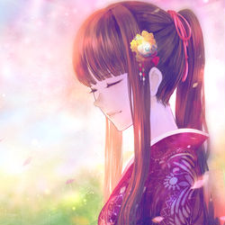 This is a pixiv picture whose title is 春うらら.