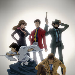 This is a pixiv picture whose title is ルパン三世.