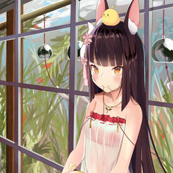 This is a pixiv picture whose title is 長門(アズールレーン).