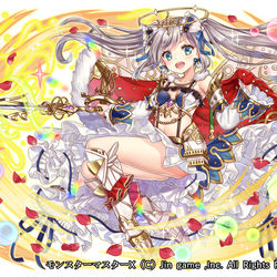 This is a pixiv picture whose title is 「モンスターマスターX」生命神モイラ.