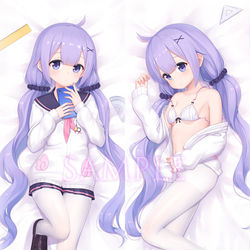 This is a pixiv picture whose title is ユニコーン抱き枕.