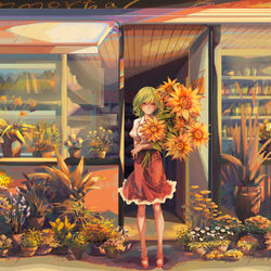 This is a pixiv picture whose title is 幽香.