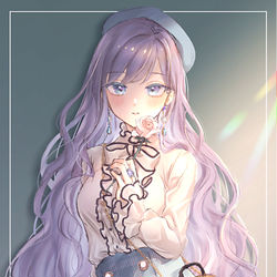 This is a pixiv picture whose title is 薔薇と女の子.