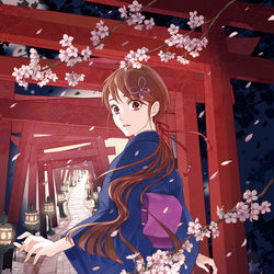 This is a pixiv picture whose title is 【仕事絵】神様たちのお伊勢参り5.