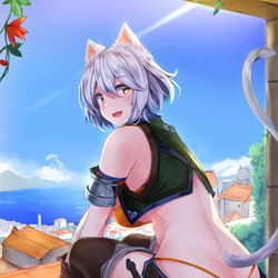 This is a pixiv picture whose title is ねこ.