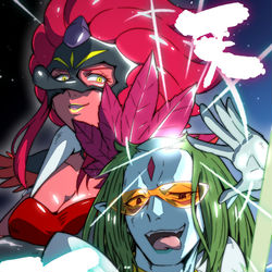 This is a pixiv picture whose title is ヴィランズ.