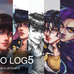This is a pixiv picture whose title is JOJO LOG５.