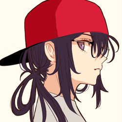 This is a pixiv picture whose title is 鯰尾さんと眼鏡.