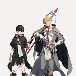 This is a pixiv picture whose title is フアンタジバージョン.
