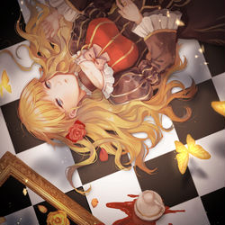 This is a pixiv picture whose title is 魔女幻想.