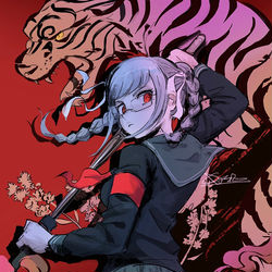 This is a pixiv picture whose title is とら.