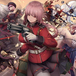 This is a pixiv picture whose title is 第五特異點-北美神话大战.