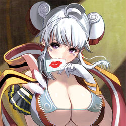 This is a pixiv picture whose title is 妲己おっぱい.