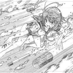 This is a pixiv picture whose title is 伊58.