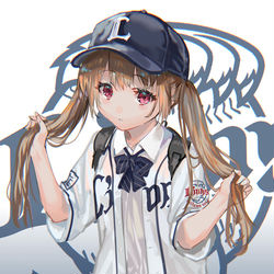 This is a pixiv picture whose title is ライオンズ女子.