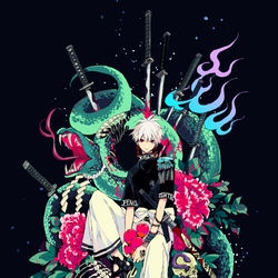 This is a pixiv picture whose title is 毒蛇.