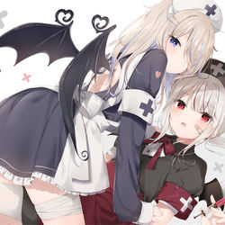 This is a pixiv picture whose title is 小悪魔ナース.
