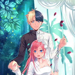This is a pixiv picture whose title is 過去……未来.......