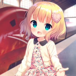 This is a pixiv picture whose title is シャロ「今日の旅行、楽しみね！」.