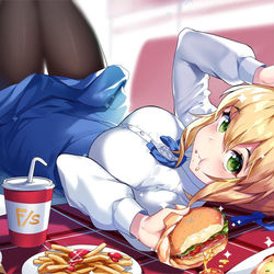 This is a pixiv picture whose title is Burger King.