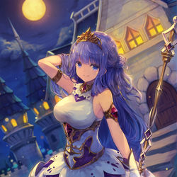 This is a pixiv picture whose title is 【グリムエコーズ】シンデレラ(両手杖).