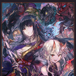 This is a pixiv picture whose title is 千一鬼夜行.